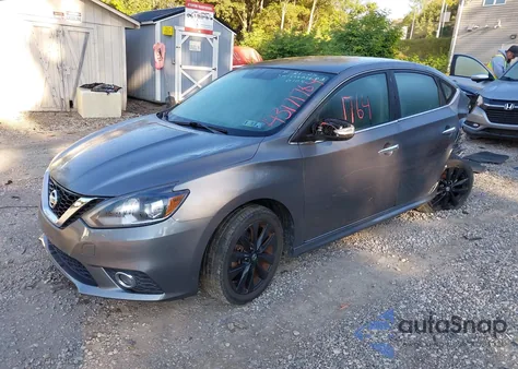 2017 Nissan Sentra Sr из США, поврежденный, VIN 3N1AB7AP7HY350104